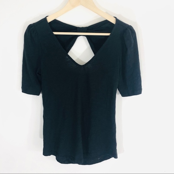 MEADOW Rue | Black Cutout Shirt XS - Picture 2 of 8